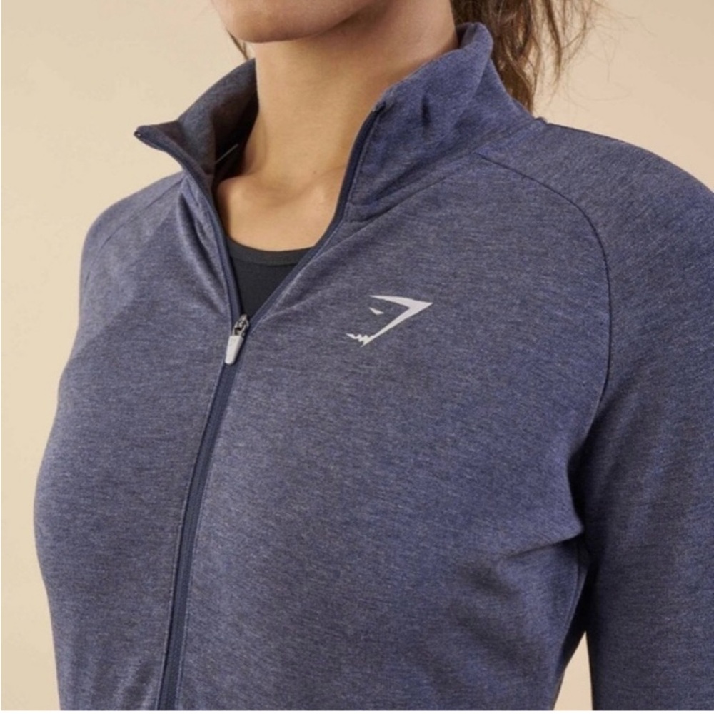 NWT Gymshark Impulse Gray Half Zip Pullover size large